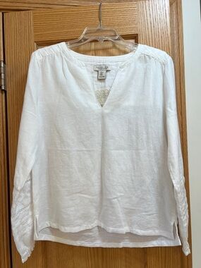 Rachel Zoe long sleeves white top